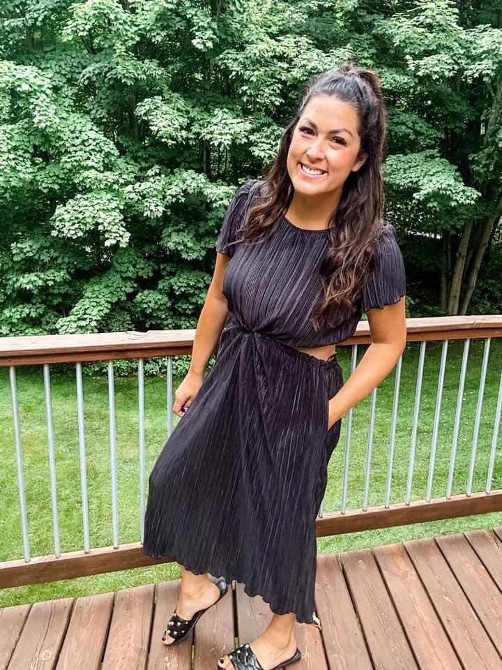 Pocket Full of Sunshine Plisse Maxi Dress