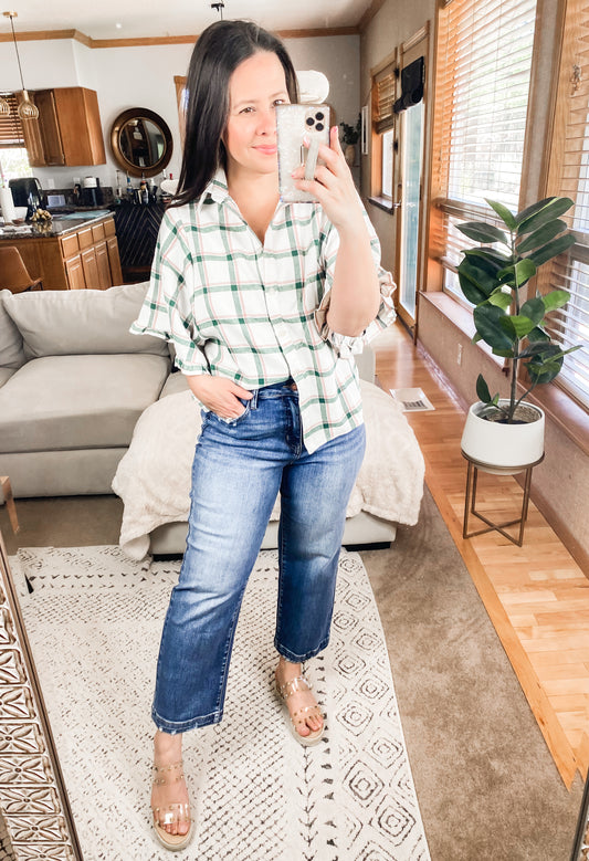 Perfect Picnic Plaid Top