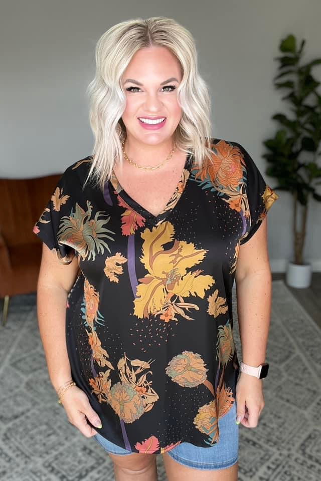 Just to See You Smile Floral Blouse