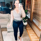Pearl Diver Layering Top in Beige