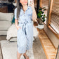 Wait For It Denim Shirtdress