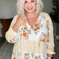 Chasing Butterflies Babydoll Blouse