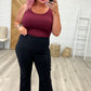 Ring My Bell Pintuck Bell Bottom Pants