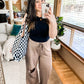Weekend Hero Wide Leg Sweats in Mocha