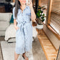 Wait For It Denim Shirtdress