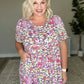 Lavender Fields Forever Floral Dress