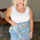 Lanikai Floral Tiered Skirt