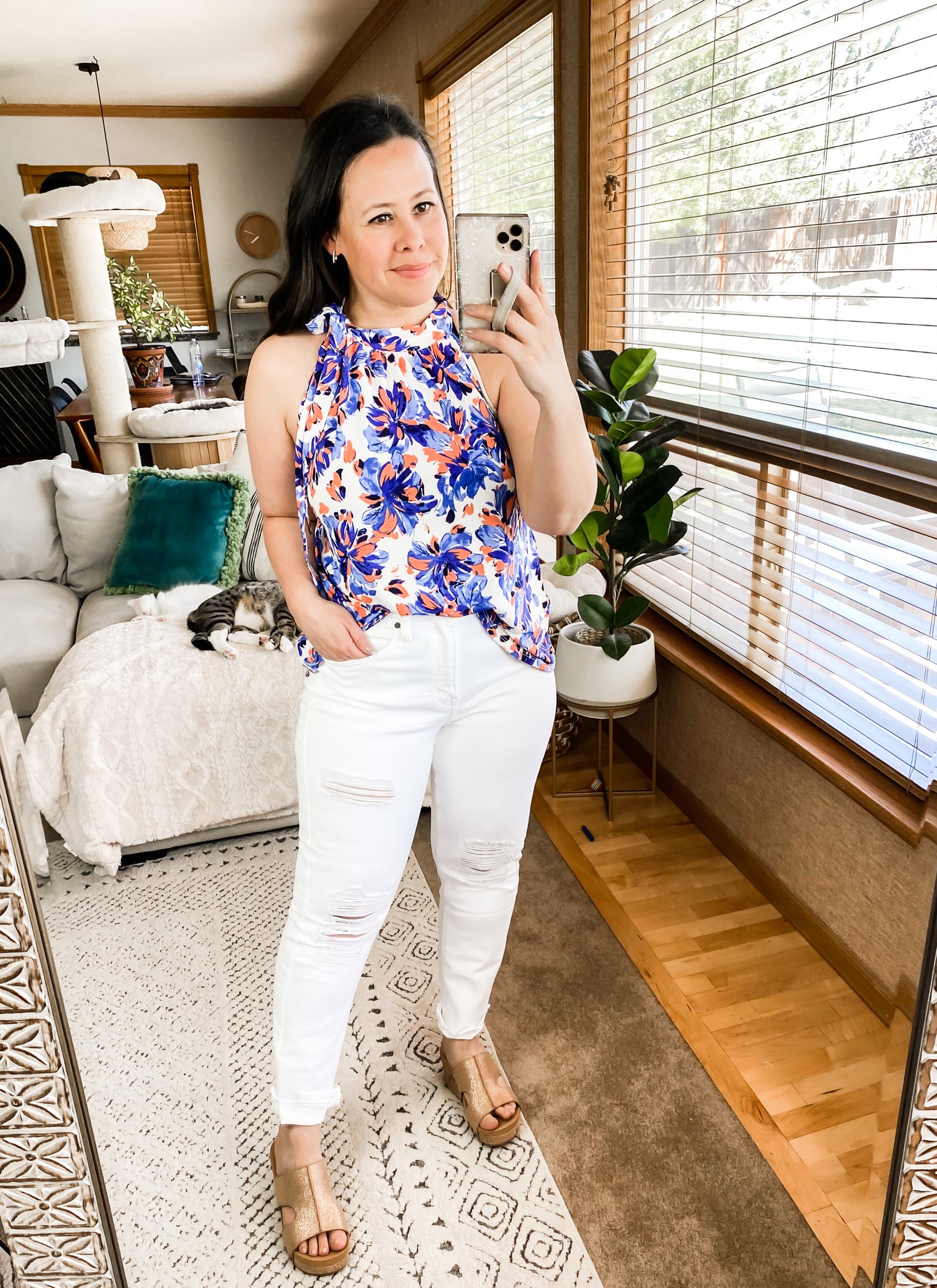 Familiar Florals Top