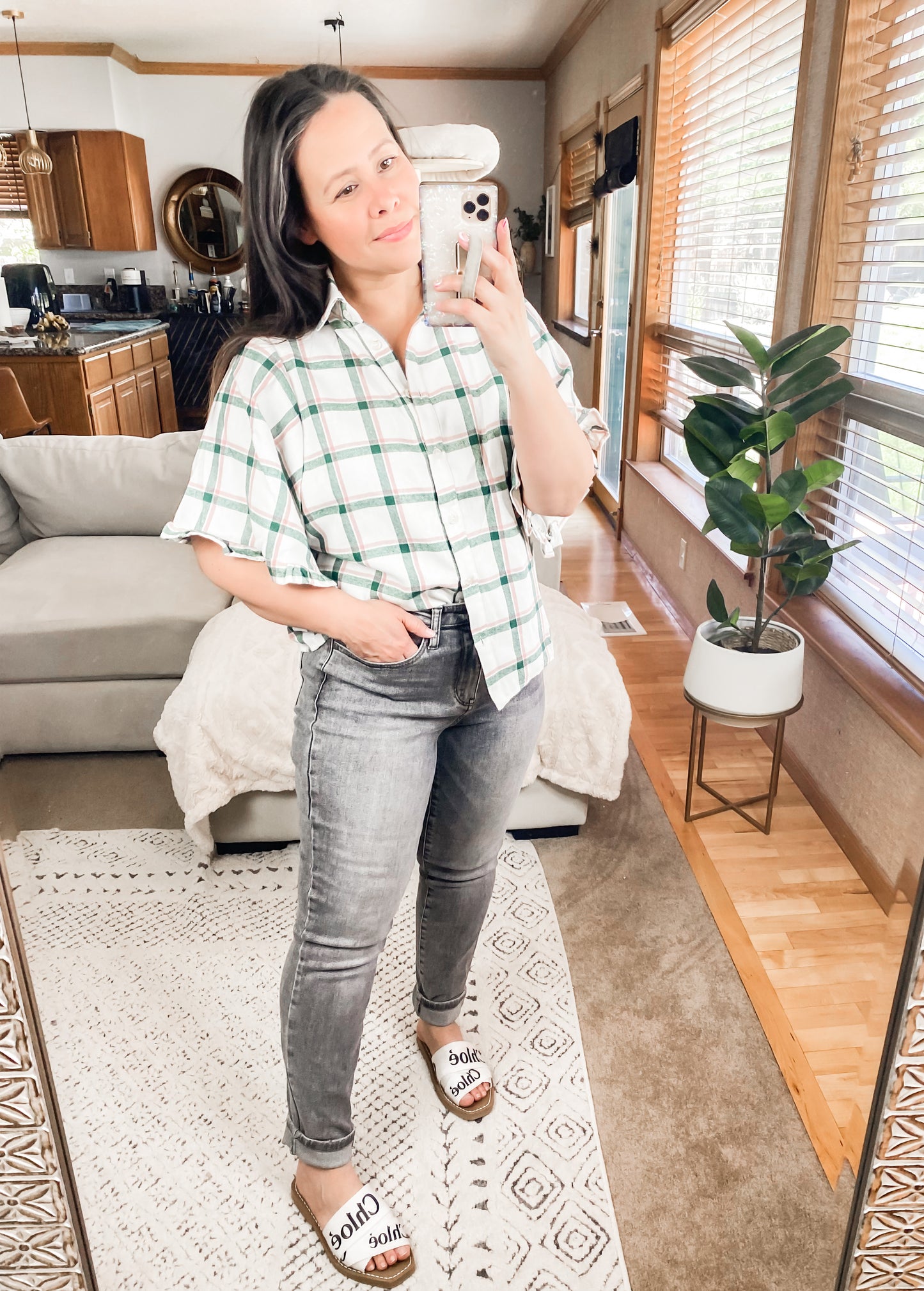 Perfect Picnic Plaid Top