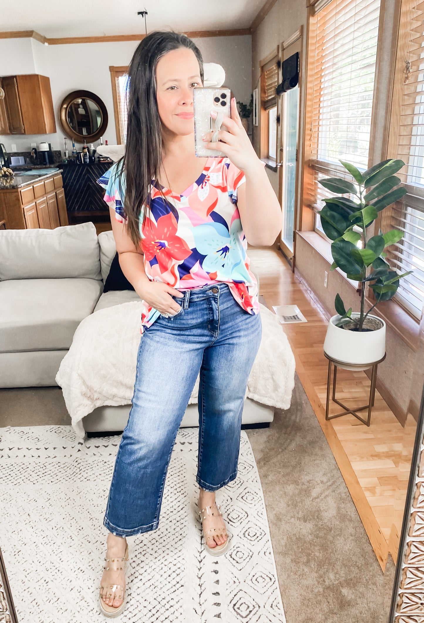 Impossible to Ignore Floral Blouse