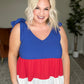 Just You Wait Color Block Tank