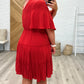 Sweet and Spicy Flutter Sleeve Dress
