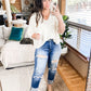 ARTEMIS High Rise Distressed Straight Jeans