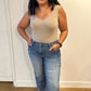 Judy Blue High Rise Vintage Wide Leg Crop Jeans