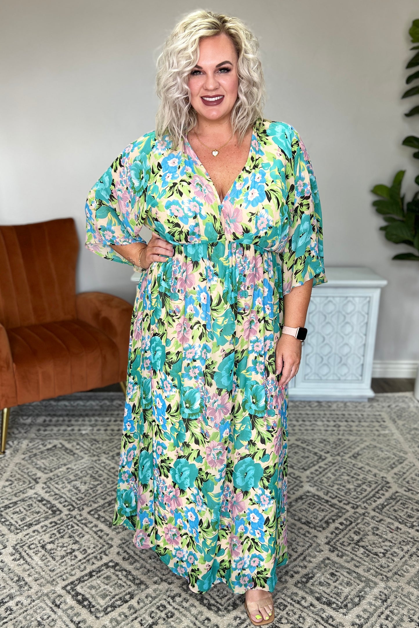 Donna Floral Maxi Dress