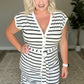 Melting Away Striped Midi Dress