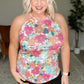 Festival Season Floral Halter Tank