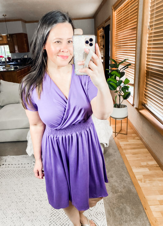 Miss Independent V-Neck Dress