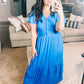 Drift Away Tiered Midi Dress