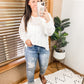 Relax With Me Knit Top in White