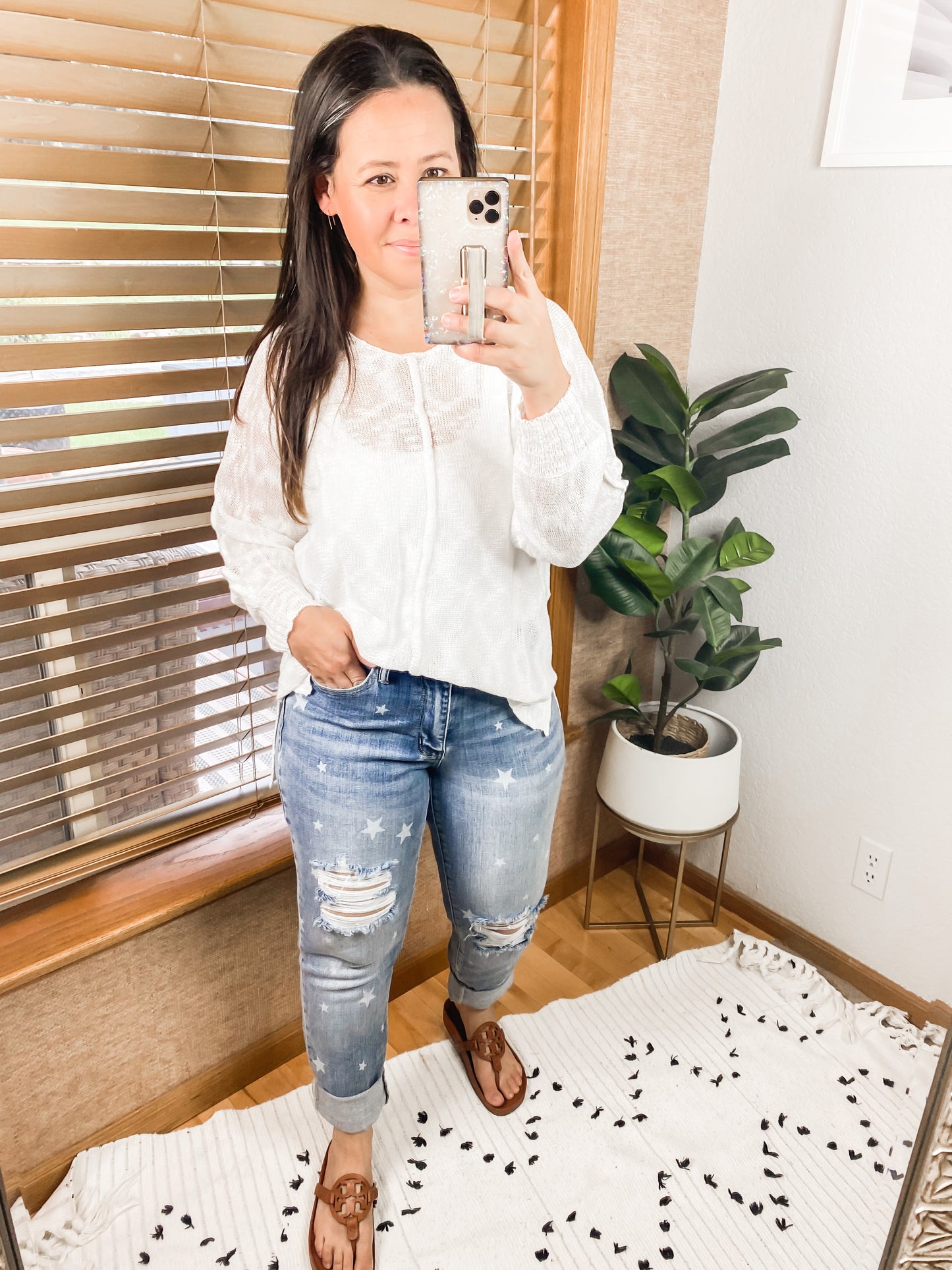 Relax With Me Knit Top in White