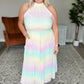 Irresistibly Iridescent Maxi Dress