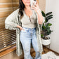 Crochet Open Patch Longline Kimono