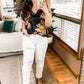 Just to See You Smile Floral Blouse