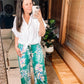 Hawaiiana Floral Print Pants