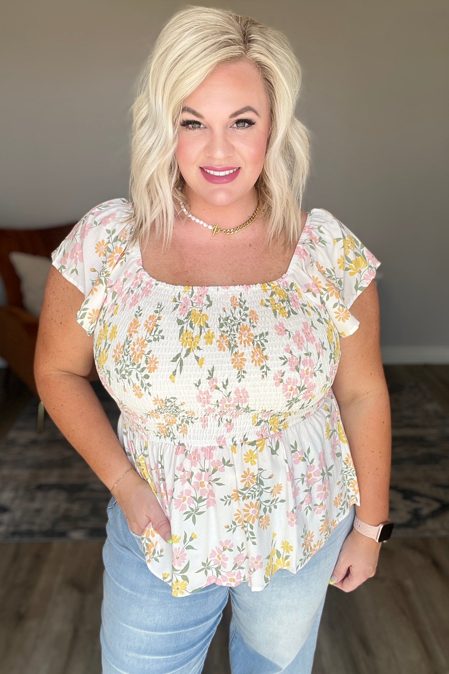 Constantly Cute Floral Top