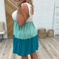 Blue Skies Tiered Dress