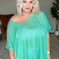 Warm Days, Cool Nights Top in Kelly Green