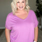 Absolute Favorite V-Neck Top in Orchid