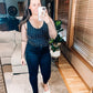 Pearl Diver Layering Top in Black