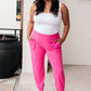 Always Accelerating Joggers in Sonic Pink