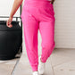 Always Accelerating Joggers in Sonic Pink