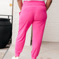 Always Accelerating Joggers in Sonic Pink
