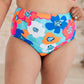 Panama Floral Print High Waisted Swim Bottoms