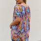 Multicolored Dolman Flowy Top