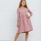 Weekender Dress In Mauve