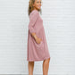 Weekender Dress In Mauve