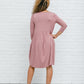 Weekender Dress In Mauve