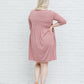 Weekender Dress In Mauve