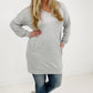 Oversized Jersey Knit Tunic Top/Dress