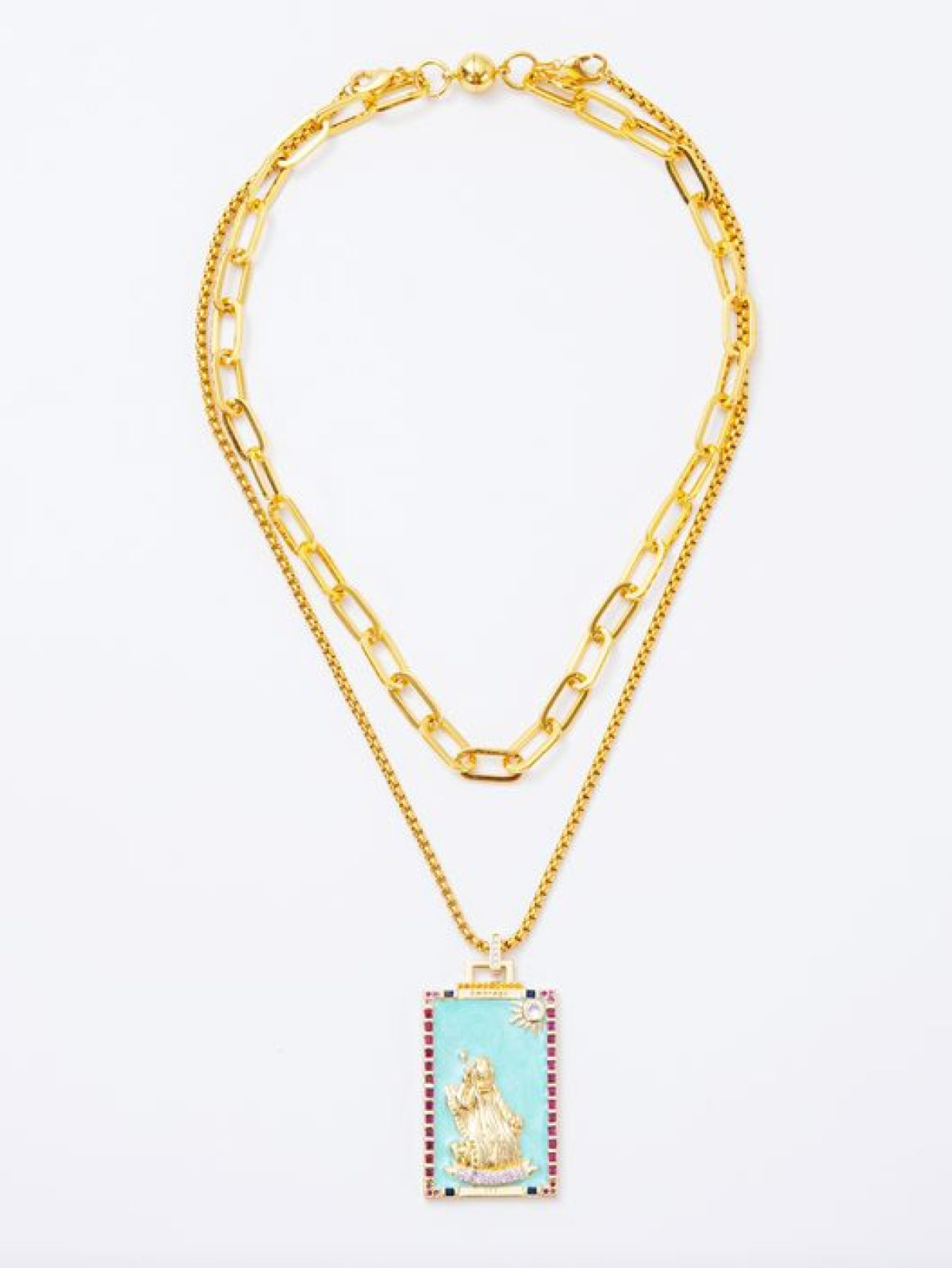 Melania Fortune Tarot Cards Pendant Necklace
