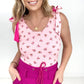 Pink Floral Bodysuit