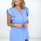 Hopelessly Hopeless Ruffled Sleeve Blouse