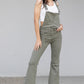 Judy Blue Tummy Control Olive Flare Overalls