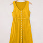 Sleeveless Button Down Mini Dress
