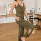 Cool Breeze Jumpsuit In Olive